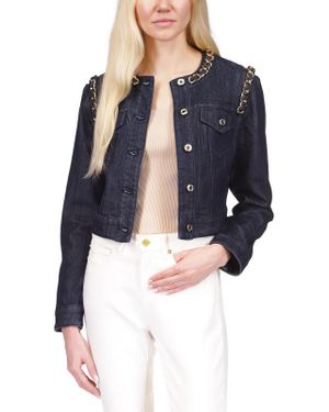 Michael kors jean jacket hotsell