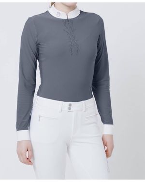 Samshield Loise Crystal Leaf Long Sleeve Shirt - Blue