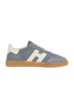Hogan Light Sneakers With Retro And Contemporary Elements - Blue