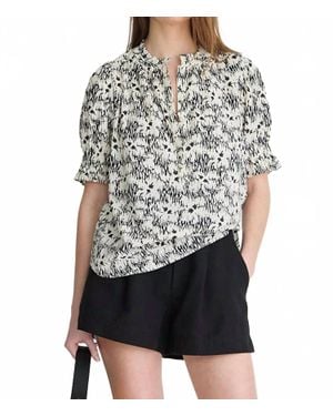 Apiece Apart Textured Los Altos Top - Black