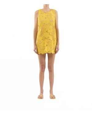 Le Superbe Valentina Shifter Dress - Yellow