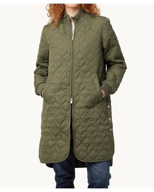 Ilse Jacobsen Padded Quilt Coat - Green