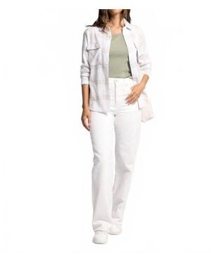 Thread & Supply Long-Sleeve Button-Up Shirt - White