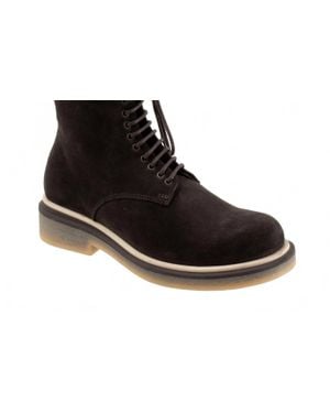 BUENO Wella Lace-Up Boots - Black