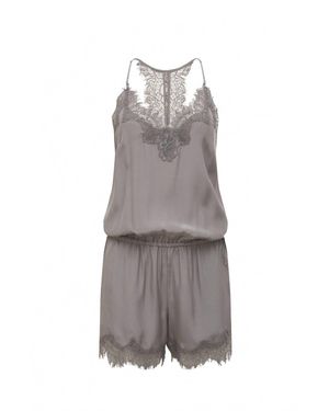 Gold Hawk Coco Romper - Gray