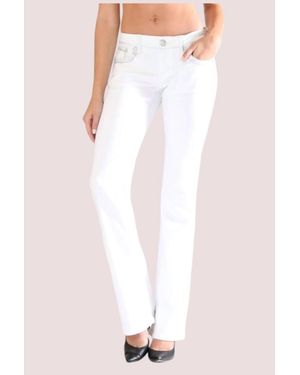 Grace In La Straight Leg Jean - White