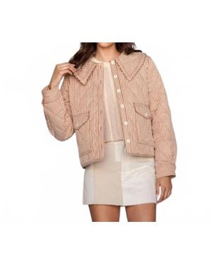Storia Quilted Long-Sleeve Jacket - Multicolor