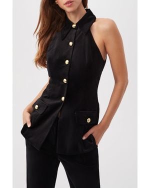 Trina Turk Elainia Top - Black