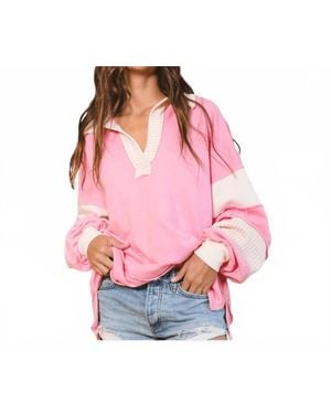 Bucketlist Lola Oversized Sweatshirt - Red