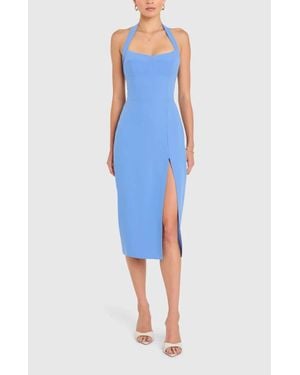 Amanda Uprichard Antonella Midi Dress - Blue