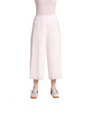 Sympli Pop Wide Capri Pants - Pink