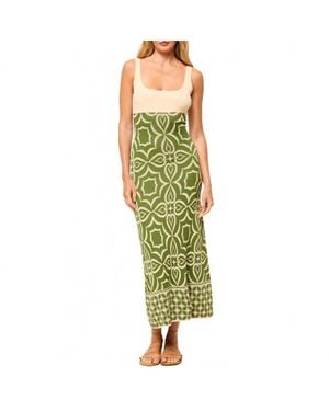 MISA Los Angles Kalil Maxi Dress - Green