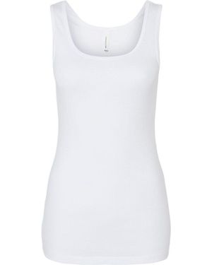 Bella Canvas Micro Rib Tank - White