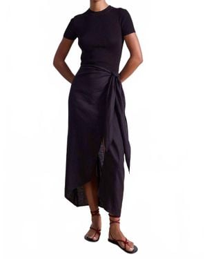 Apiece Apart Lexi Sarong Skirt - Blue