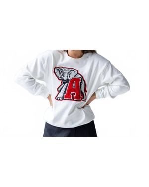 Gameday Social Mascot Chenille Comfort Crewneck Sweatshirt - Black