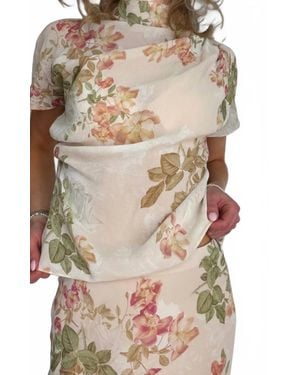FAVORITE DAUGHTER The Graceful High Mock Neck Top - Multicolor
