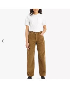 Levi's Premium Baggy Dad Corduroy Jeans - Natural