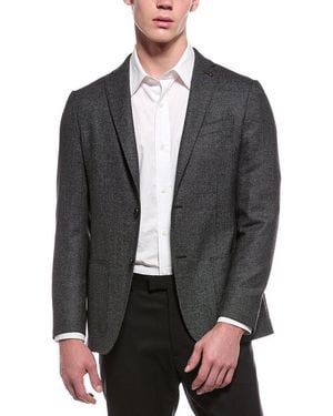 Corneliani Cc Collection Hopsack Blazer - Gray