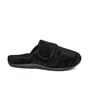 Aetrex Mandy Closed Toe Slipper - Black