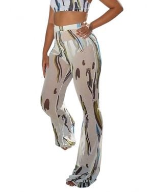 Koy & Victoria Isa Flares Mesh Pants - Multicolor