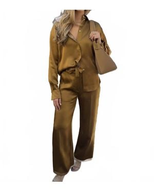 forte_forte Envers Satin Shirt - Natural