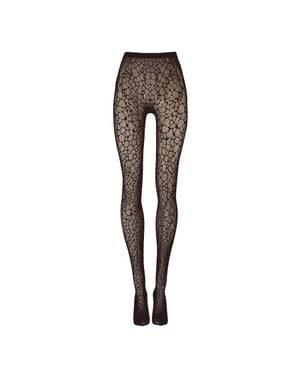 Wolford Reptile Net Tights - Gray