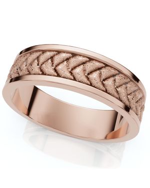 Pompeii3 6Mm 14K Or Platinum Wedding Band - Pink