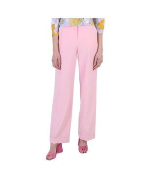 Moschino Ladies Straight-Leg Pants - Pink