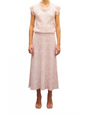 Molli Cocktail Knit Skirt - Pink