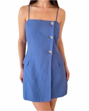 Astr Azria Mini Dress - Blue