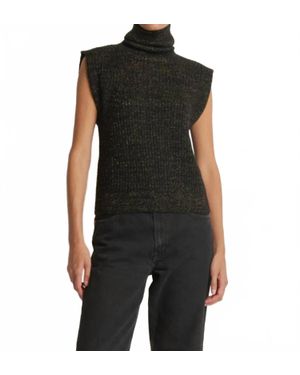 Nation Ltd Isla Turtleneck Tank - Black