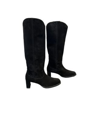 Frēda Salvador Angie Tall Western Boot - Black