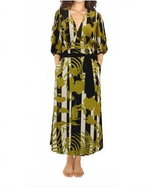 Traffic People Archive Poppy Midi Dress - Yellow
