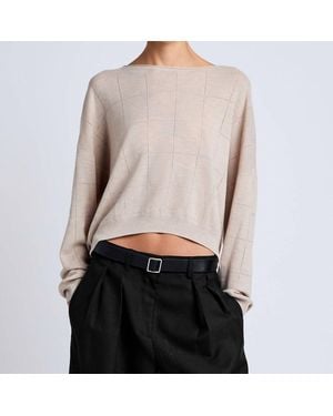 Proenza Schouler Conley Knit Sweater - Gray