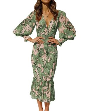 Esea Midi Dress - Green