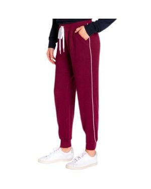 Pj Salvage Ski Club Banded Pants - Red