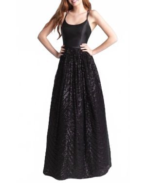 Madison James A-Line Gown - Black