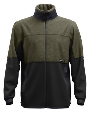 Ortovox Fleece Teddy Two Tone Ski Jacket - Green