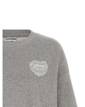 Ganni Isoli Sweatshirt - Gray