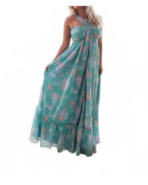 Fate Aloha Maxi Dress - Blue