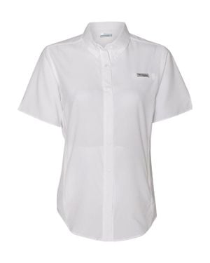 Columbia Pfg Tamiami Ii Short Sleeve Shirt - White