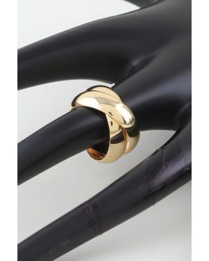 Fashnzfab Polished Intertwined Band Ring - Black
