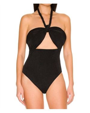 Misha Ari Halter-Neck Bodysuit - Black