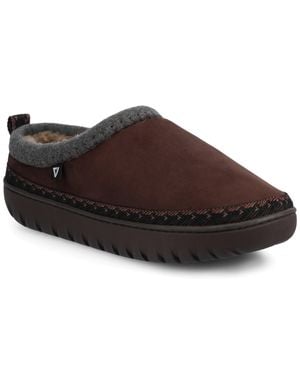 Vance Co. Vance Weller Shearling Clog Slipper - Brown