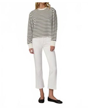 Joe's Jeans Callie High Rise Cropped Bootcut Jeans - White