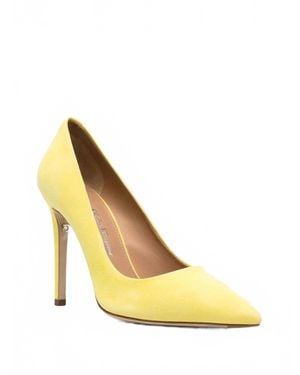 Ferragamo Pointed-Toe Pumps - Yellow