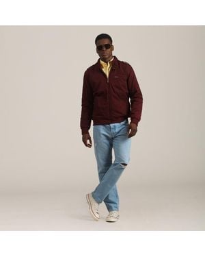 Members Only Iconic Racer Quilted Lining Jacket (Slim Fit) - Blue