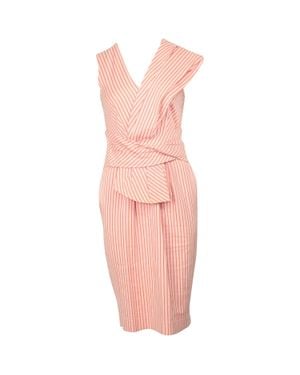 Sportmax Stripe Print Dress - Pink