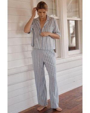 Eberjey Nautico Relaxed Pj Set - Multicolor