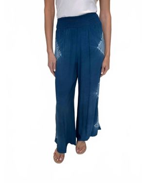 Romy the Brand Nassau Elastic Waist Pant - Blue